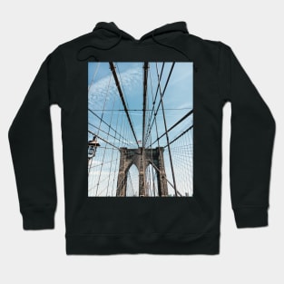 Brooklyn Bridge, New York City - Travel Photography Hoodie